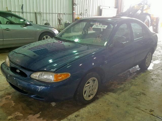 1FAFP13P4XW201692 - 1999 FORD ESCORT SE BLUE photo 2