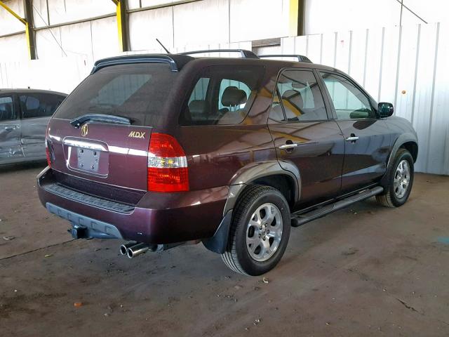 2HNYD18851H528132 - 2001 ACURA MDX TOURIN PURPLE photo 4