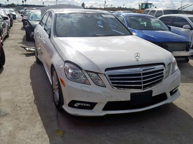 WDDHF5GB6AA207497 - 2010 MERCEDES-BENZ E 350 WHITE photo 1