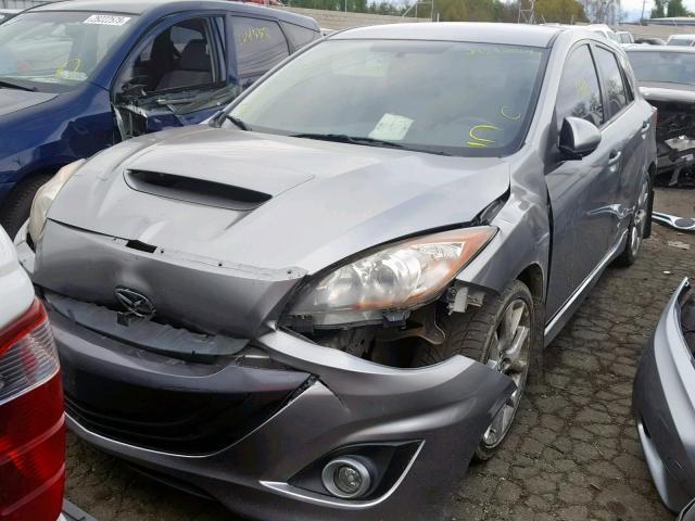 JM1BL1L3XC1545407 - 2012 MAZDA SPEED 3 SILVER photo 2