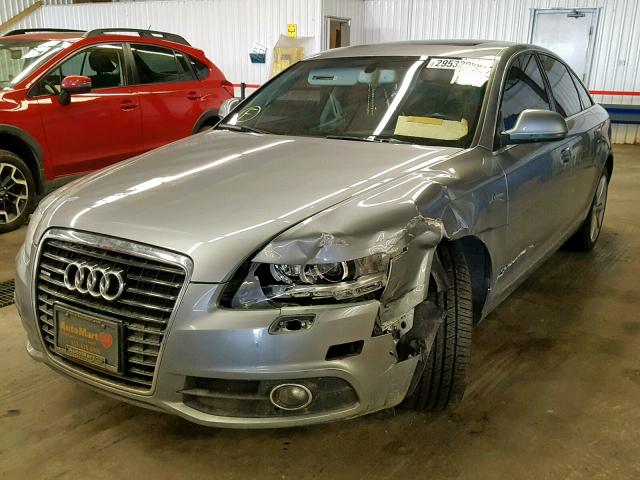 WAUKGAFB2BN038707 - 2011 AUDI A6 PRESTIG GRAY photo 2