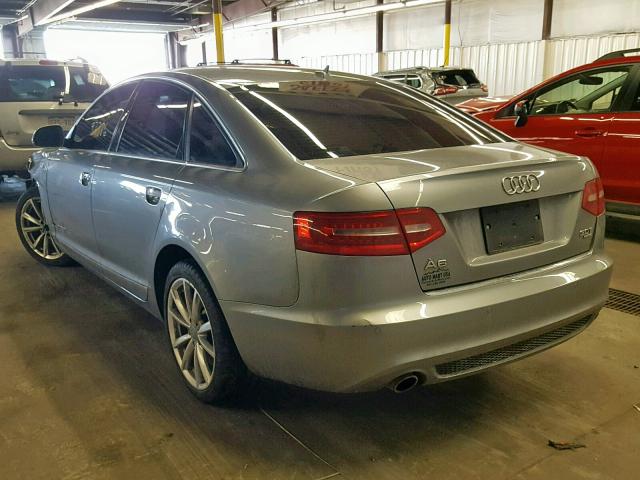 WAUKGAFB2BN038707 - 2011 AUDI A6 PRESTIG GRAY photo 3