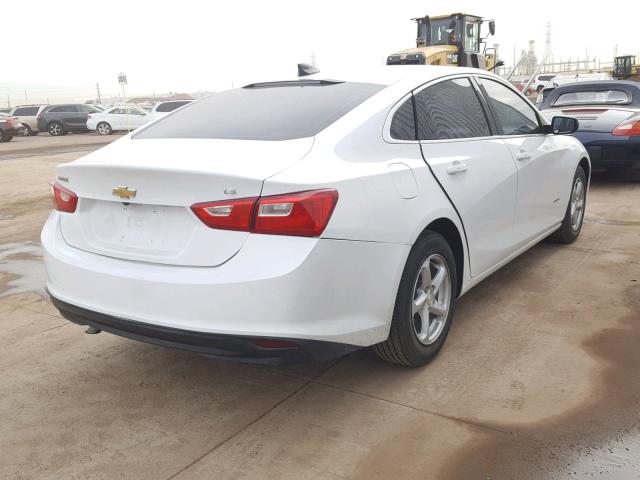 1G1ZB5ST8GF232190 - 2016 CHEVROLET MALIBU LS 白色 照片 4