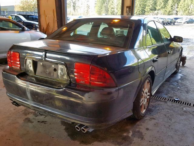 1LNHM87A42Y664385 - 2002 LINCOLN LS შავი ფოტო 4