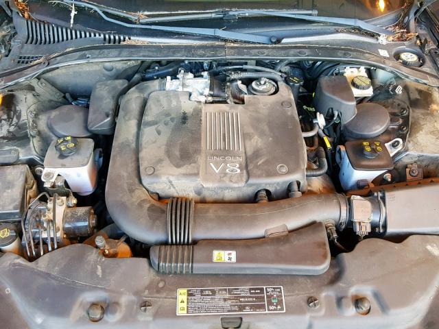 1LNHM87A42Y664385 - 2002 LINCOLN LS შავი ფოტო 7