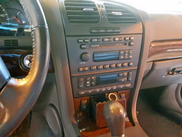 1LNHM87A42Y664385 - 2002 LINCOLN LS შავი ფოტო 9