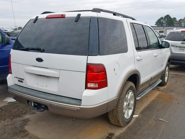 1FMZU74K14UA32952 - 2004 FORD EXPLORER E WHITE photo 4