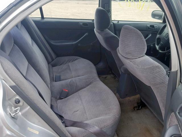 2HGEJ6619XH517990 - 1999 HONDA CIVIC BASE SILVER photo 6