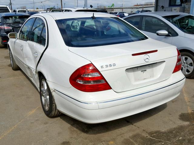 WDBUF56JX6A864939 - 2006 MERCEDES-BENZ E 350 WHITE photo 3