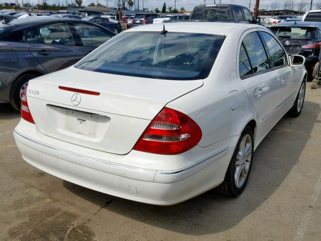 WDBUF56JX6A864939 - 2006 MERCEDES-BENZ E 350 WHITE photo 4