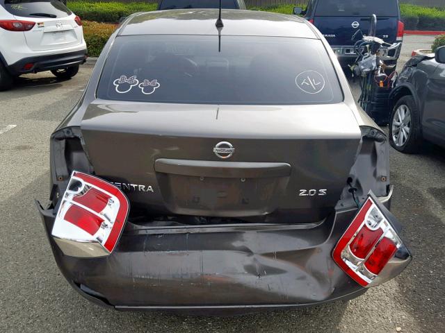 3N1AB61E57L666797 - 2007 NISSAN SENTRA 2.0 CHARCOAL photo 9