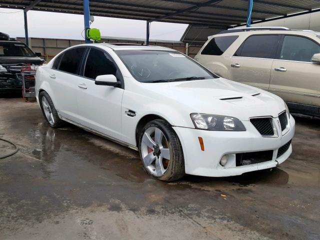 6G2EC57Y89L226344 - 2009 PONTIAC G8 GT WHITE photo 1