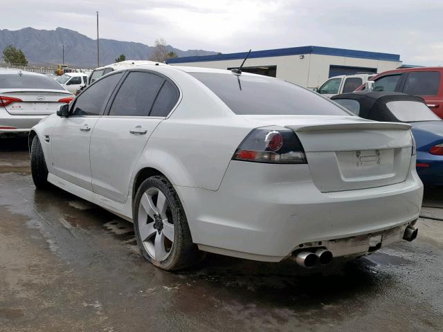 6G2EC57Y89L226344 - 2009 PONTIAC G8 GT WHITE photo 3