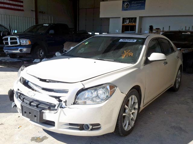 1G1ZE5E15BF360574 - 2011 CHEVROLET MALIBU LTZ WHITE photo 2