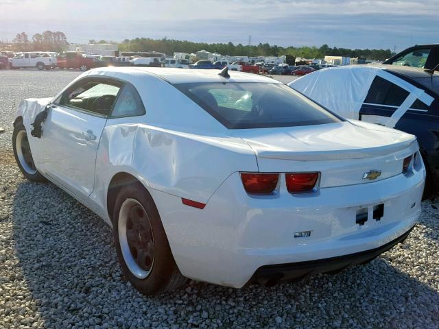 2G1FA1E31D9241120 - 2013 CHEVROLET CAMARO LS WHITE photo 3