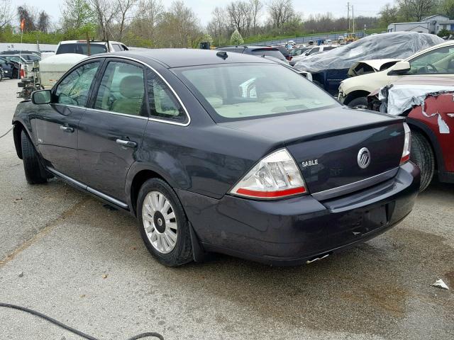 1MEHM40WX8G601159 - 2008 MERCURY SABLE LUXU GRAY photo 3