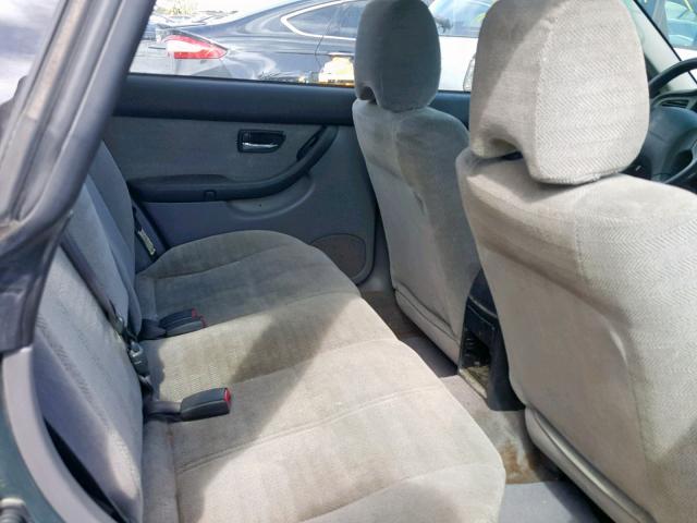 4S3BH635327303229 - 2002 SUBARU LEGACY L GREEN photo 6