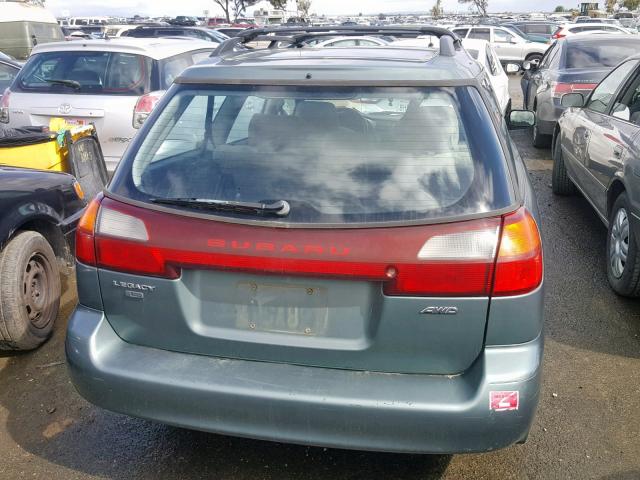 4S3BH635327303229 - 2002 SUBARU LEGACY L GREEN photo 9