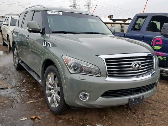 JN8AZ2NE6B9000176 - 2011 INFINITI QX56 GREEN photo 1