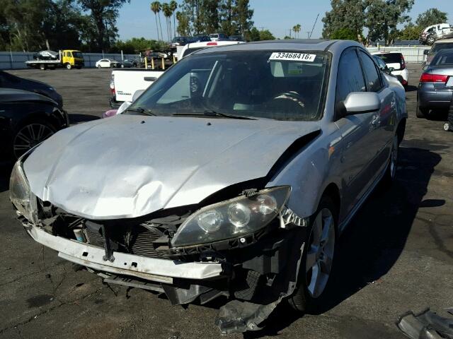 JM1BK323541153050 - 2004 MAZDA 3 S SILVER photo 2