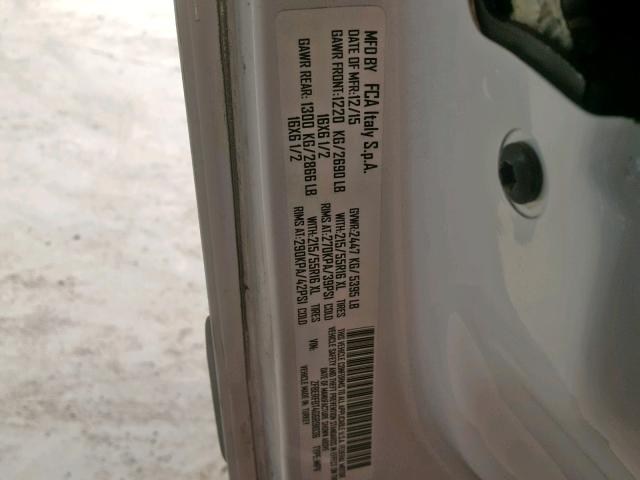 ZFBERFBT4G6B91036 - 2016 RAM PROMASTER 白色 照片 10