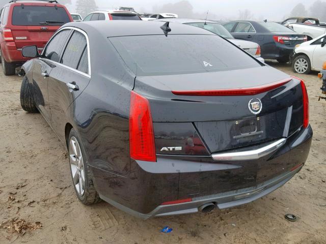 1G6AA5RAXD0175875 - 2013 CADILLAC ATS BLACK photo 3