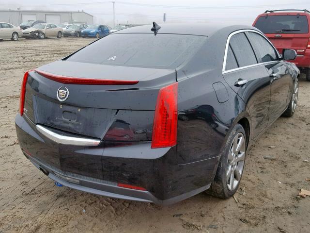 1G6AA5RAXD0175875 - 2013 CADILLAC ATS BLACK photo 4