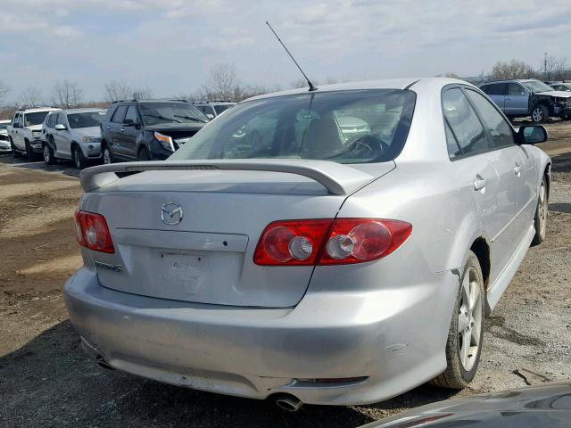 1YVHP80D755M11982 - 2005 MAZDA 6 S SILVER photo 4