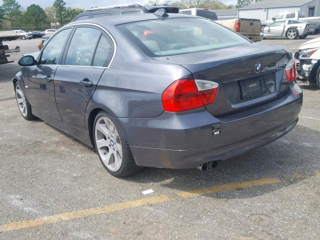 WBAVB33586PS05426 - 2006 BMW 330 I GRAY photo 3