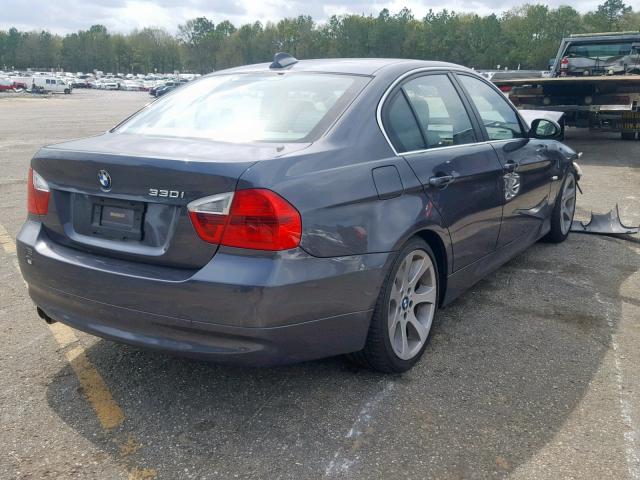 WBAVB33586PS05426 - 2006 BMW 330 I GRAY photo 4