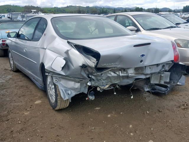 2G1WW12E4Y9357134 - 2000 CHEVROLET MONTE CARL 银色 照片 3