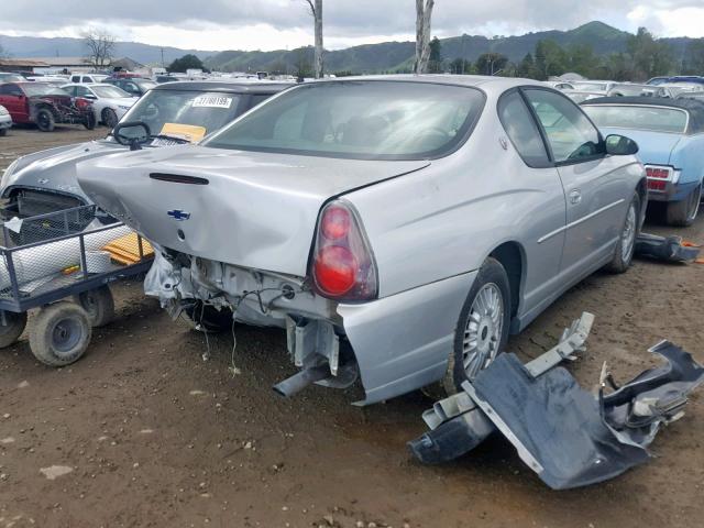 2G1WW12E4Y9357134 - 2000 CHEVROLET MONTE CARL 银色 照片 4