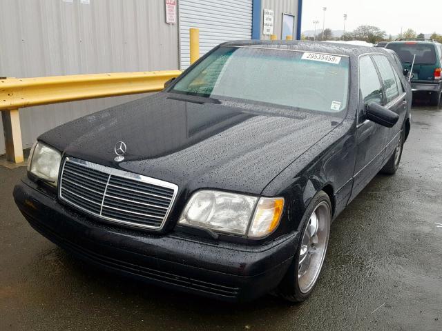 WDBGA51G1VA363377 - 1997 MERCEDES-BENZ S 500 BLACK photo 2