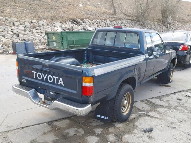 4TAVN13D3RZ259338 - 1994 TOYOTA PICKUP 1/2 GRAY photo 4