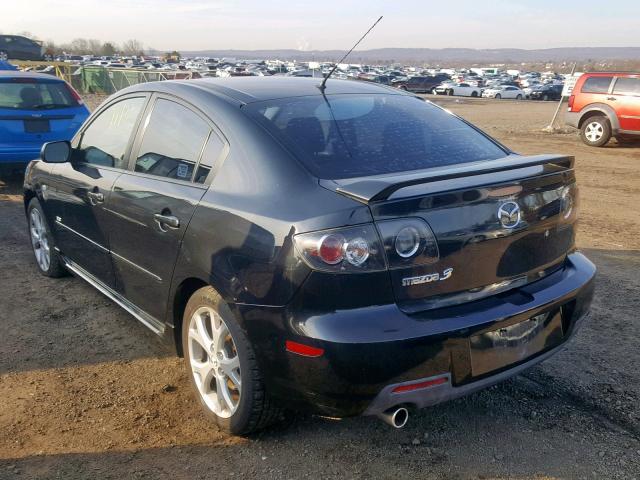 JM1BK324071654845 - 2007 MAZDA 3 S BLACK photo 3