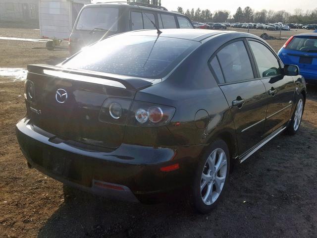 JM1BK324071654845 - 2007 MAZDA 3 S BLACK photo 4