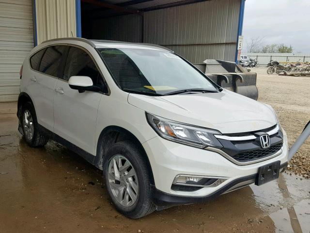 5J6RM4H79GL115199 - 2016 HONDA CR-V EXL WHITE photo 1