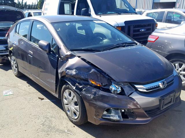 JHMZE2H53DS004783 - 2013 HONDA INSIGHT LX BROWN photo 1