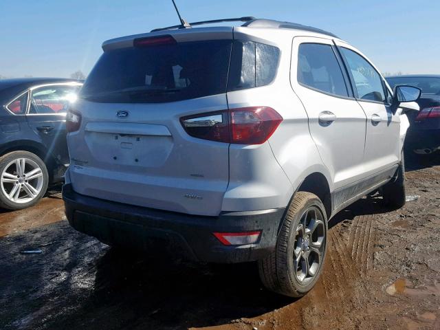 MAJ6P1CL2JC190312 - 2018 FORD ECOSPORT S SILVER photo 4