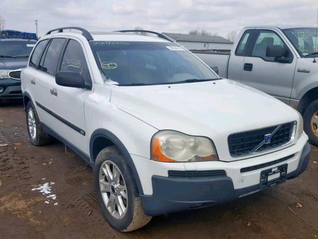 YV1CZ91HX41050331 - 2004 VOLVO XC90 T6 WHITE photo 1