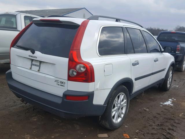 YV1CZ91HX41050331 - 2004 VOLVO XC90 T6 WHITE photo 4