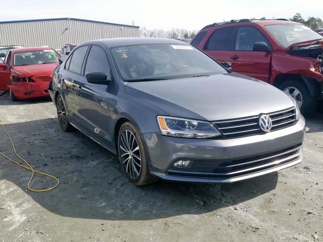 3VWD17AJ2GM292141 - 2016 VOLKSWAGEN JETTA SPOR GRAY photo 1