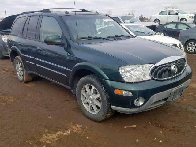 5GADT13S042311905 - 2004 BUICK RAINIER CX GREEN photo 1