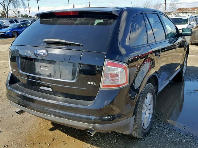 2FMDK38C88BA54972 - 2008 FORD EDGE SEL BLACK photo 4