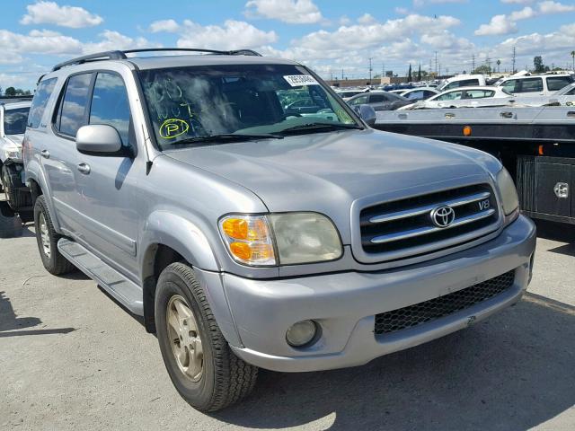 5TDBT48A12S098735 - 2002 TOYOTA SEQUOIA LI SILVER photo 1