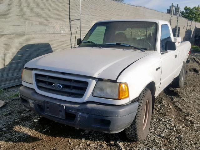 1FTYR10D52PB15060 - 2002 FORD RANGER WHITE photo 2