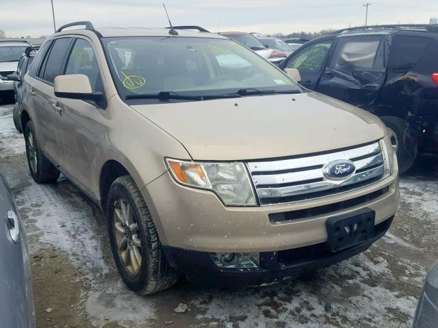 2FMDK38C07BA74504 - 2007 FORD EDGE SEL GOLD photo 1