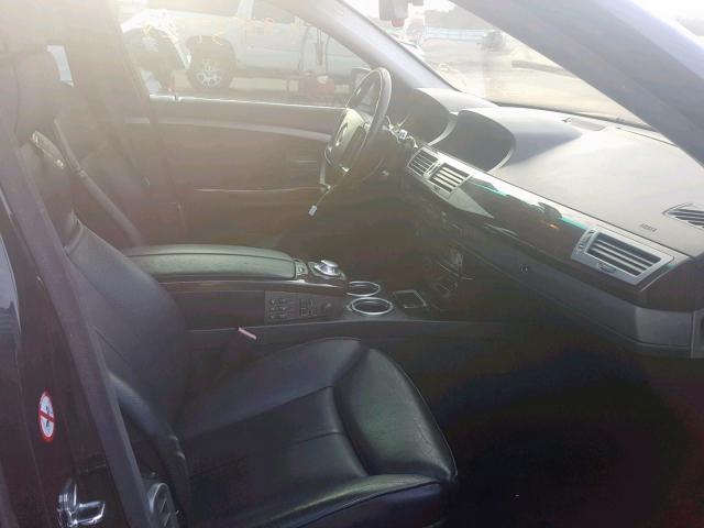 WBAGN63402DR06496 - 2002 BMW 745 LI BLACK photo 5