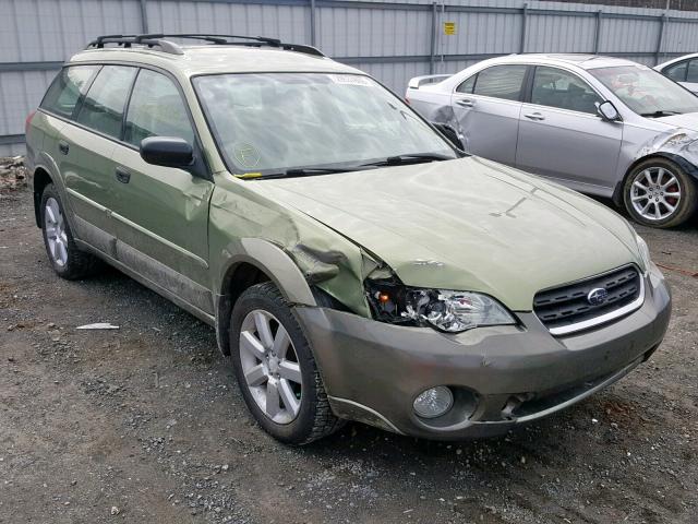 4S4BP61C067349672 - 2006 SUBARU LEGACY OUT GREEN photo 1