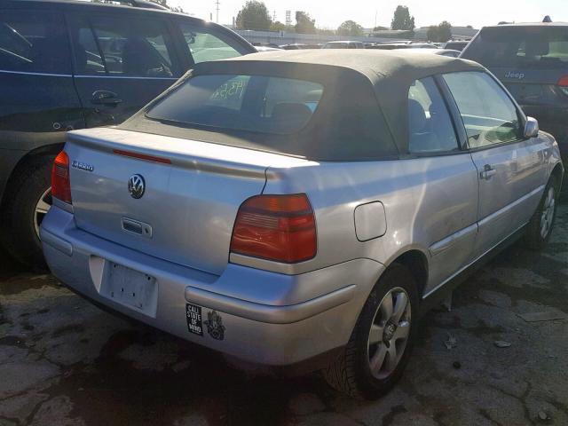 3VWDC21V32M807995 - 2002 VOLKSWAGEN CABRIO GLX SILVER photo 4